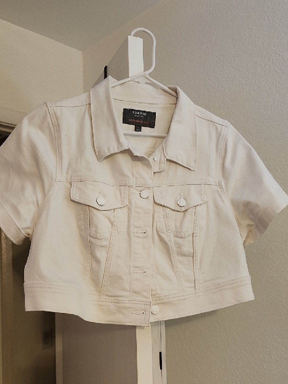 Torrid Cropped Jean Jacket - Picture 2 of 5